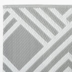 Tappeto da Esterni ARAKIL Grigio 120x180 cm in PP