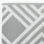 Tappeto da Esterni ARAKIL Grigio 160x230 cm in PP