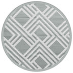Tappeto da Esterno ARAKIL Grigio Ø120 cm in PP