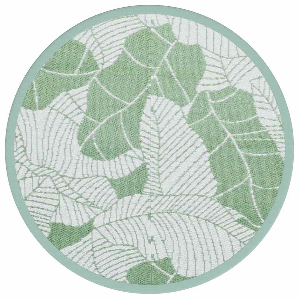 Tappeto da Esterno ARAKIL Verde Ø120 cm in PP