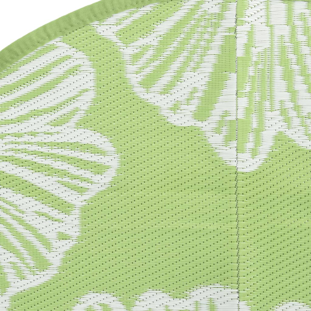 Tappeto da Esterno ARAKIL Verde Ø120 cm in PP
