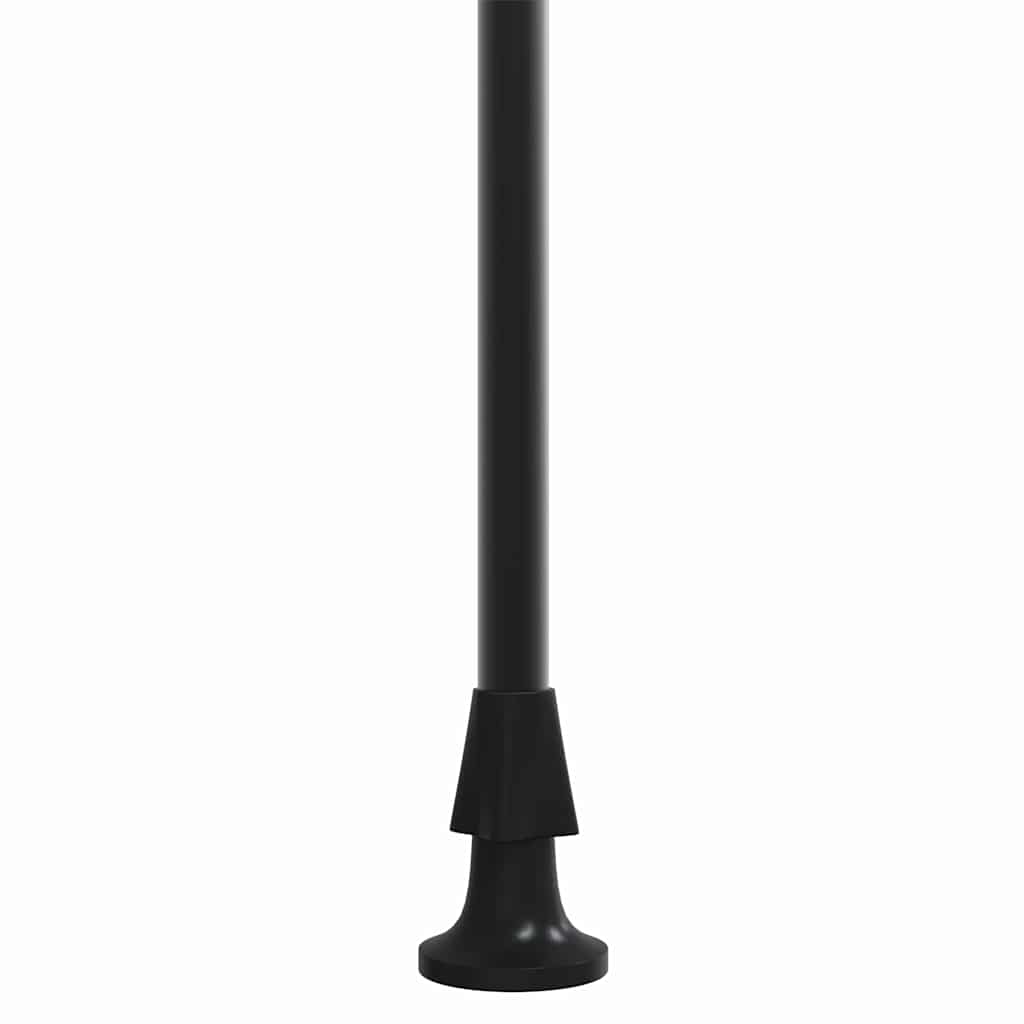 Tenda da Sole Retrattile Antracite 100x150 cm Tessuto e Acciaio