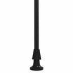 Tenda da Sole Retrattile Antracite 100x150 cm Tessuto e Acciaio
