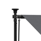 Tenda da Sole Retrattile Antracite 350x150 cm Tessuto e Acciaio