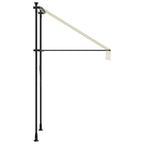 Tenda da Sole Retrattile Crema 150x150 cm in Tessuto e Acciaio