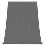Tenda da Sole Retrattile Antracite 100x150 cm Tessuto e Acciaio