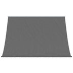Tenda da Sole Retrattile Antracite 250x150 cm Tessuto e Acciaio