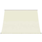 Tenda da Sole Retrattile Crema 250x150 cm in Tessuto e Acciaio