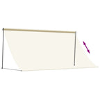 Tenda da Sole Retrattile Crema 300x150 cm in Tessuto e Acciaio