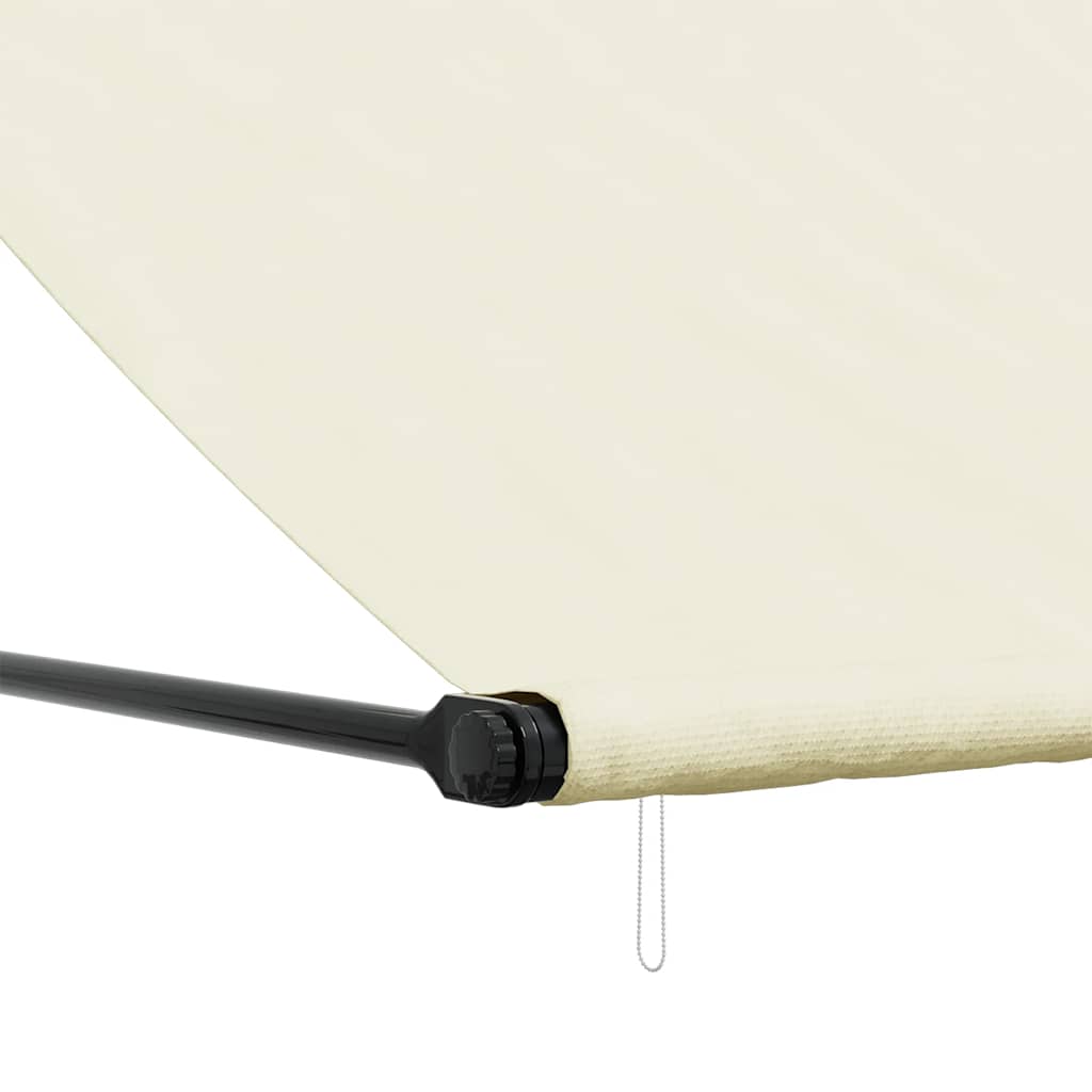 Tenda da Sole Retrattile Crema 300x150 cm in Tessuto e Acciaio