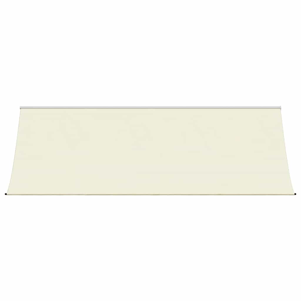 Tenda da Sole Retrattile Crema 400x150 cm in Tessuto e Acciaio