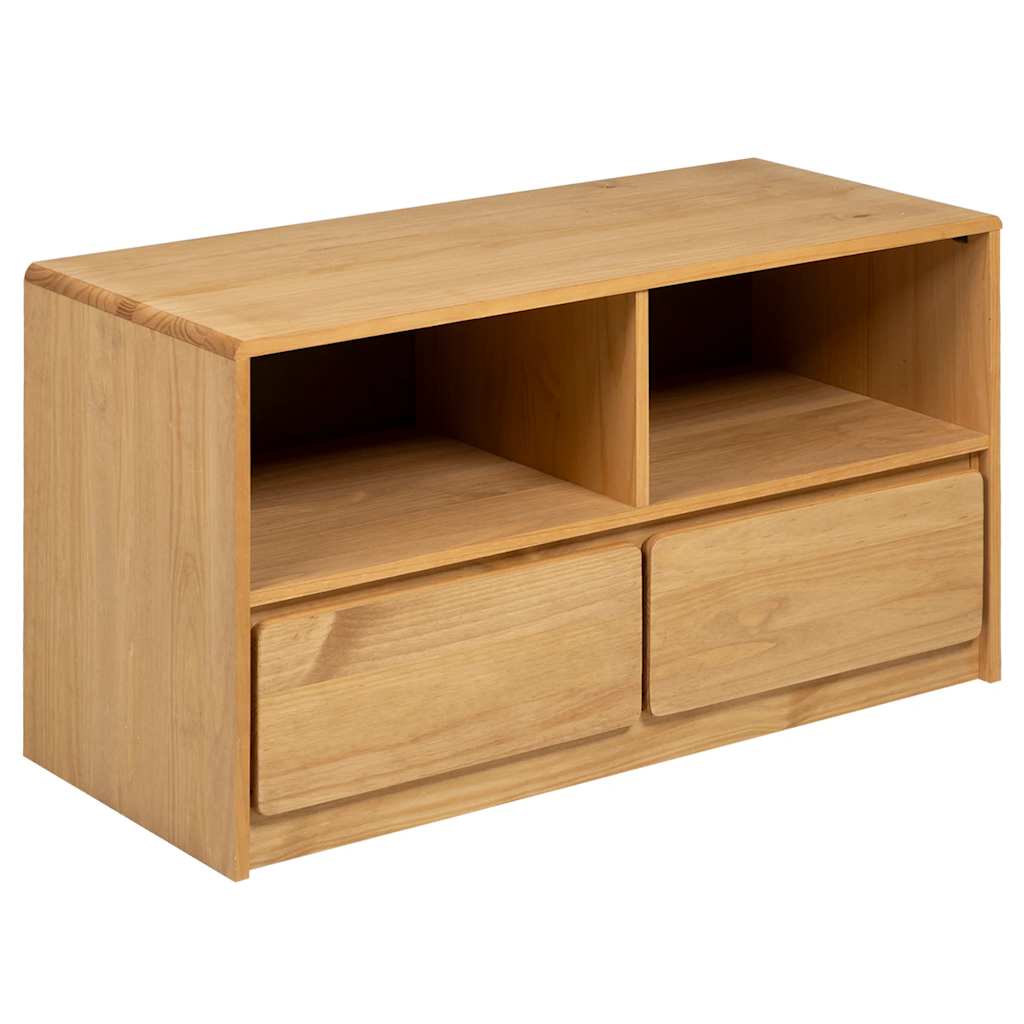 Mobile TV SAUDA Rovere 99x43x55 cm in Legno Massello di Pino