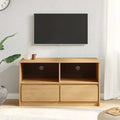 Mobile TV SAUDA Rovere 99x43x55 cm in Legno Massello di Pino