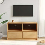 Mobile TV SAUDA Rovere 99x43x55 cm in Legno Massello di Pino