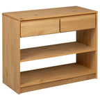 Tavolo Consolle SAUDA Rovere 89,5x36,5x73cm Legno Massello Pino