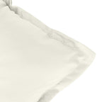 Cuscini Sedia Schiena Alta 2 Crema Mélange 120x50x7 Tessuto