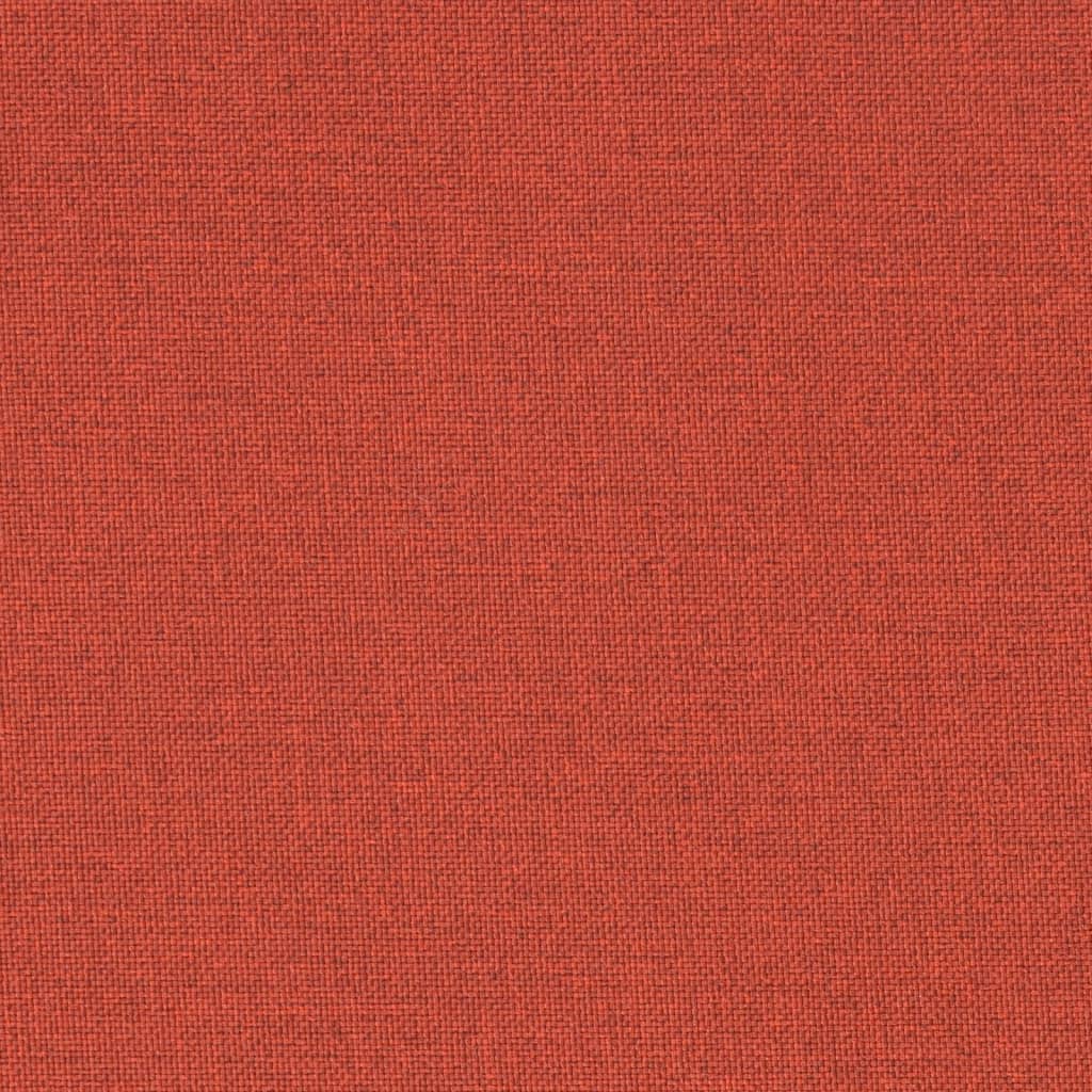 Cuscini Sedia Schiena Alta 4 Rosso Mélange 120x50x7 Tessuto