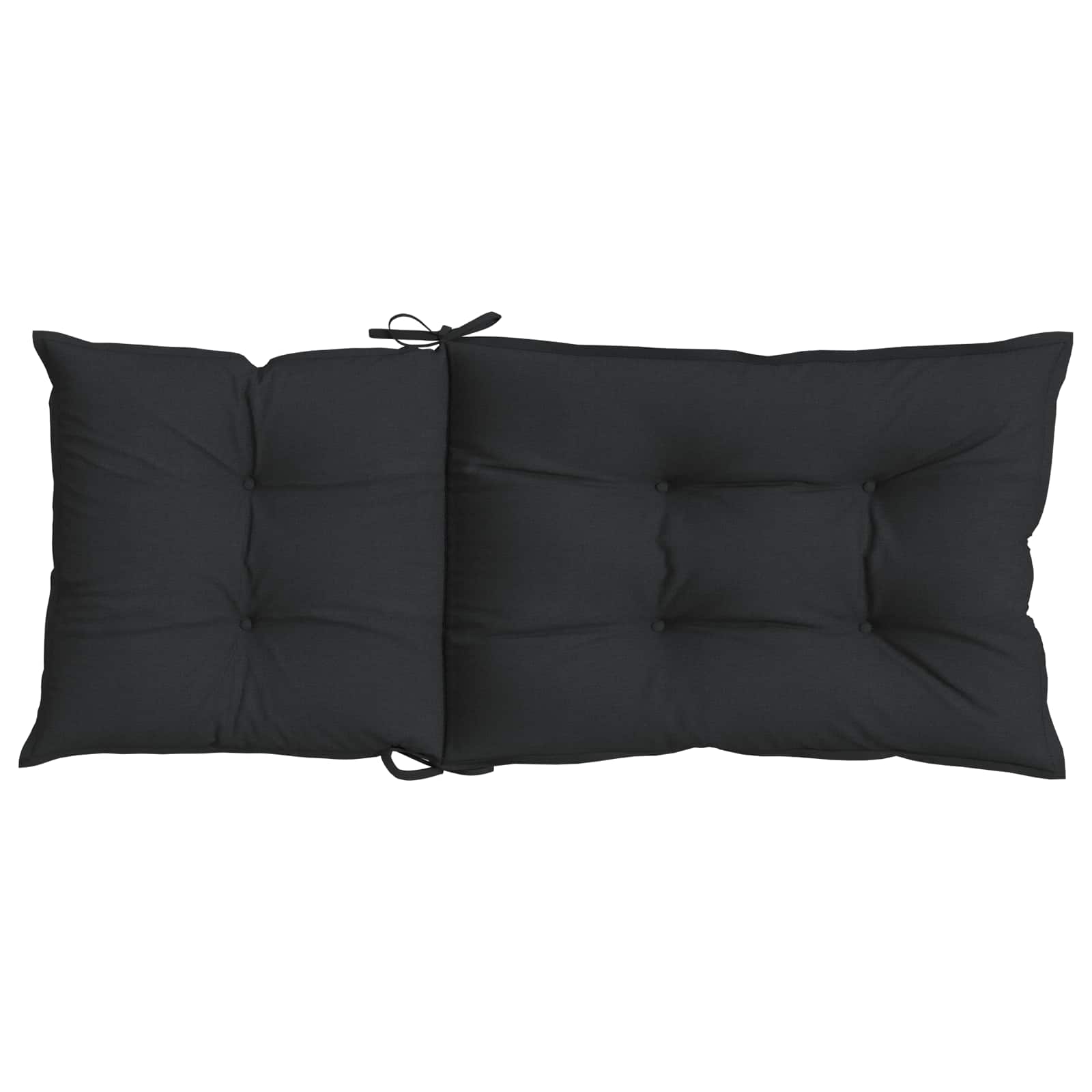 Set di cuscini per sedia alta 4 pcs Melange nero