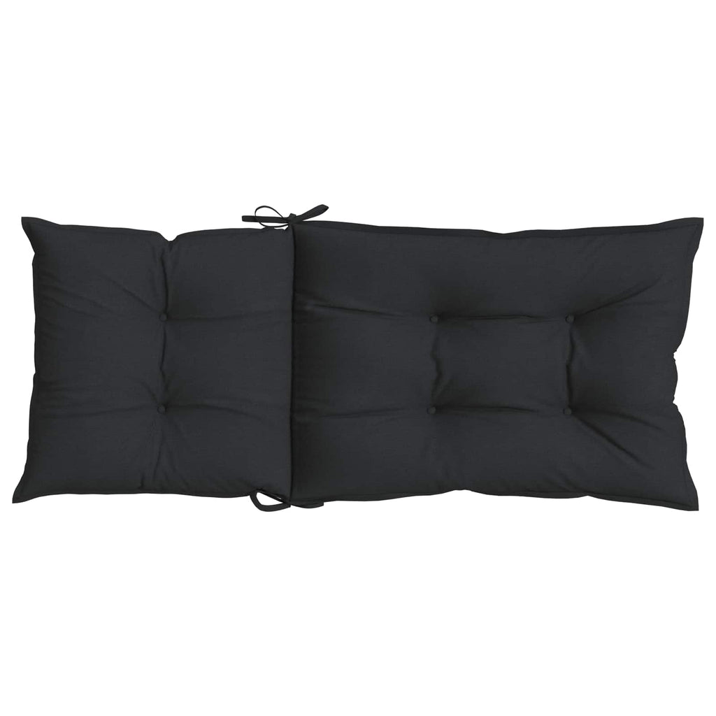 Set di cuscini per sedia alta 6 pcs Melange nero