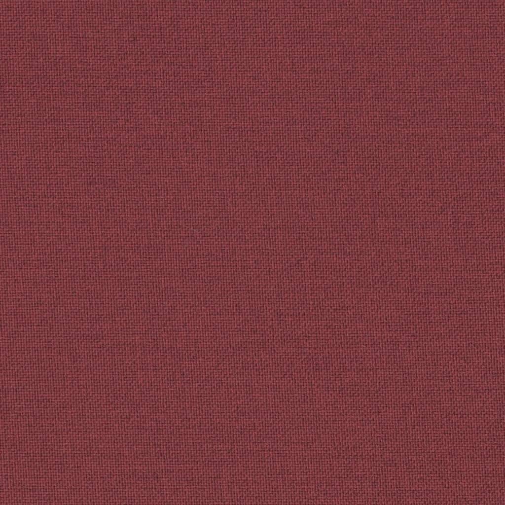 Cuscini Sedia Schiena Alta 4 Rosso Vino Mélange 120x50x7 cm