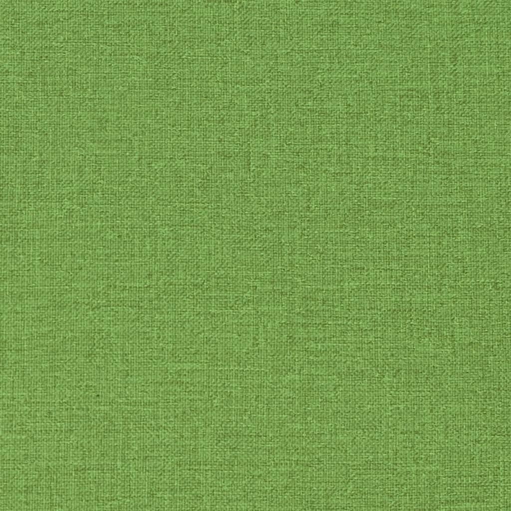 Cuscini Sedia Schiena Bassa 6 pz Verde Mélange 100x50x7 Tessuto