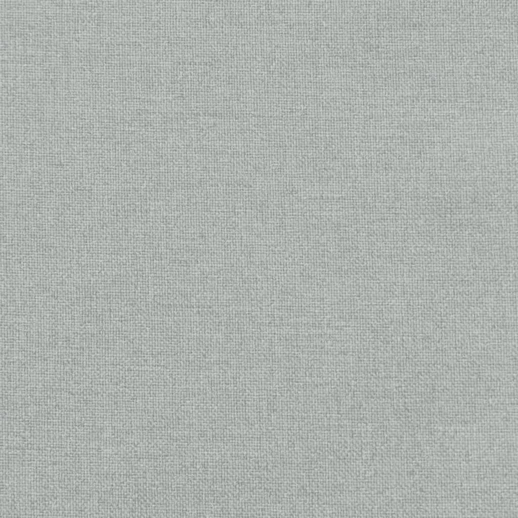 Cuscini Sedia Schiena Alta 4 Grigio Mélange 120x50x4 Tessuto