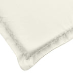 Cuscini Sedia Schiena Alta 4 Crema Mélange 120x50x4 Tessuto