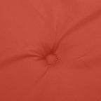 Cuscini Sedia Schiena Alta 4 Rosso Mélange 120x50x4 Tessuto