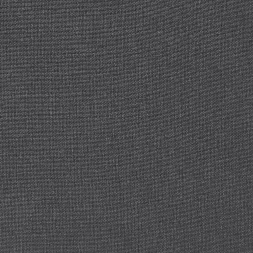 Cuscini Sedia Schiena Bassa 2 pz Antracite Mélange 100x50x4 cm