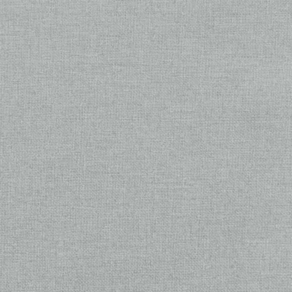 Cuscini Sedia Schiena Bassa 4 pz Grigio Mélange 100x50x4 cm