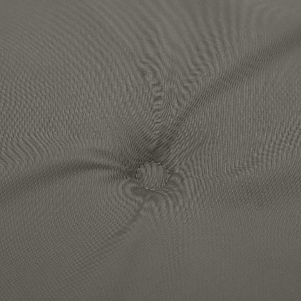 Cuscini Sedia Schiena Bassa 6 pz Grigio Mélange 100x50x4 cm