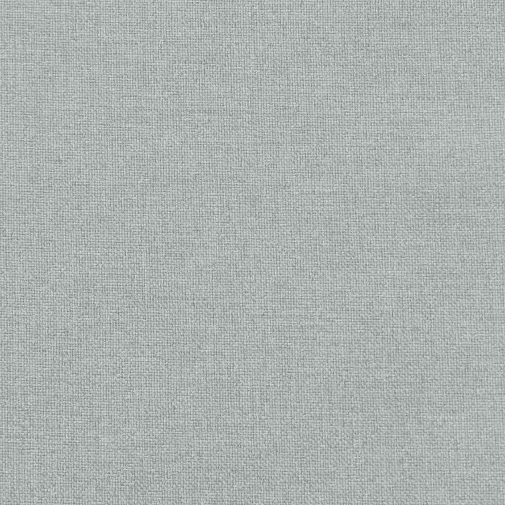 Cuscino per Sdraio Grigio Chiaro Mélange (75+105)x50x3 Tessuto
