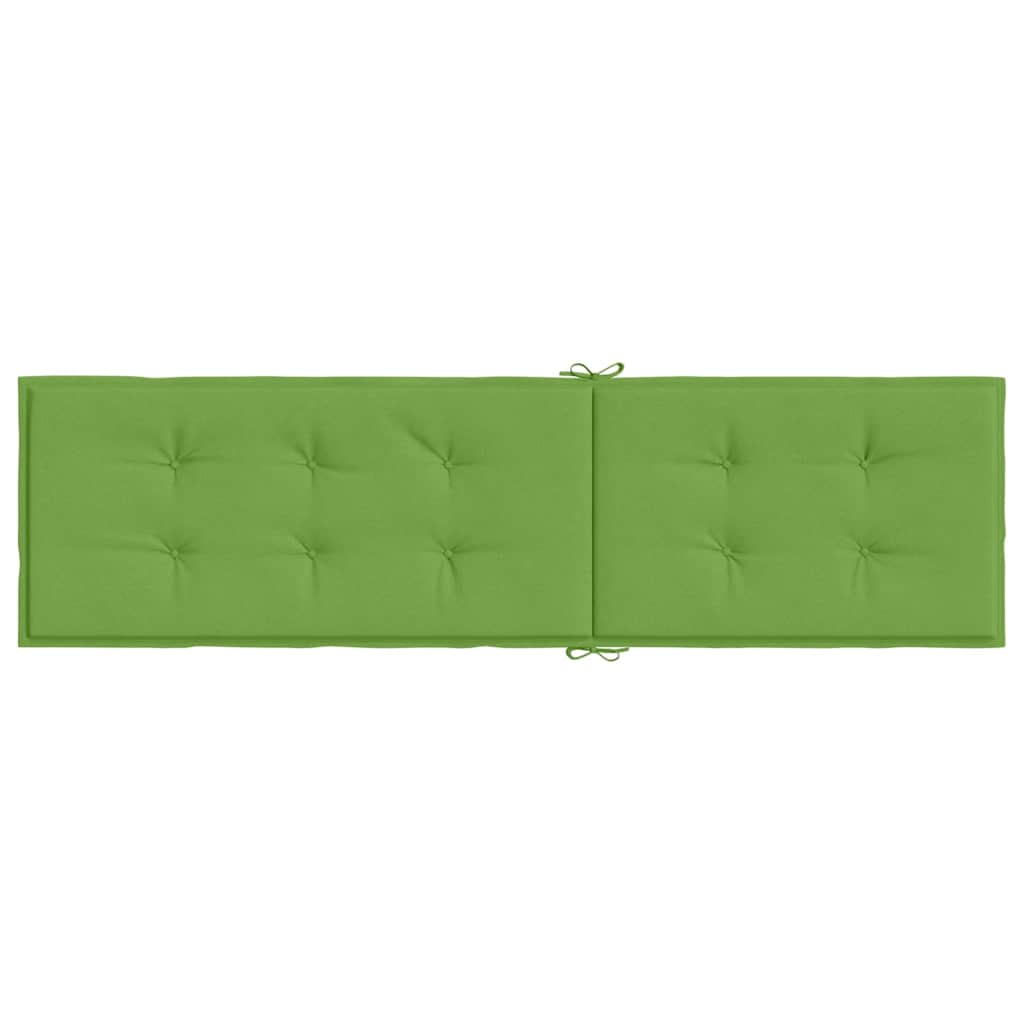 Cuscino per Sdraio Verde Mélange (75+105) x 50 x 4 cm in Tessuto