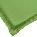 Cuscino per Sdraio Verde Mélange (75+105) x 50 x 4 cm in Tessuto