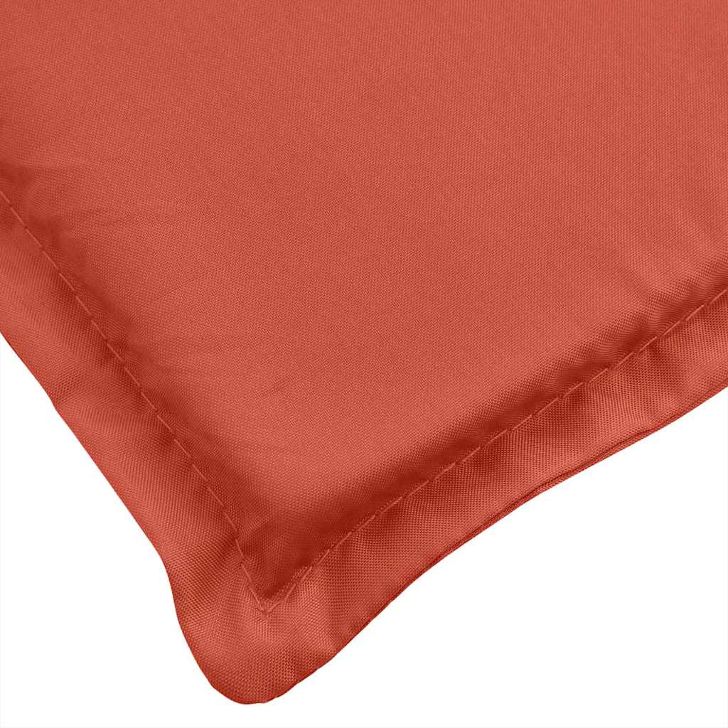 Cuscino per Sdraio Rosso Mélange (75+105) x 50 x 4 cm in Tessuto