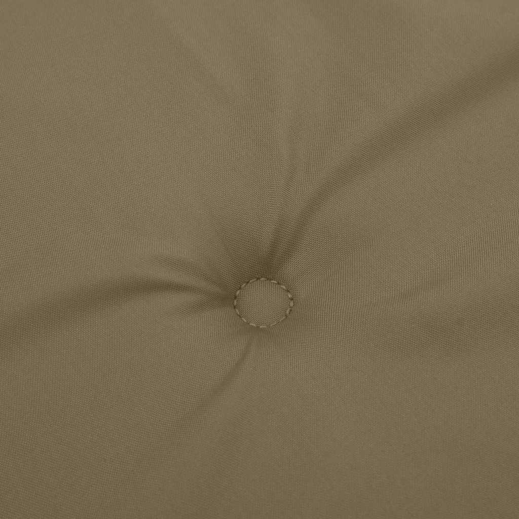 Cuscino per Sdraio Tortora Mélange (75+105)x50x3 cm in Tessuto