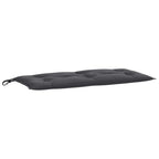 Cuscino Panca Giardino Antracite Mélange 100x50x7cm Tessuto