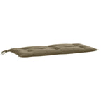 Cuscino Panca Giardino Tortora Mélange 100x50x7 cm Tessuto