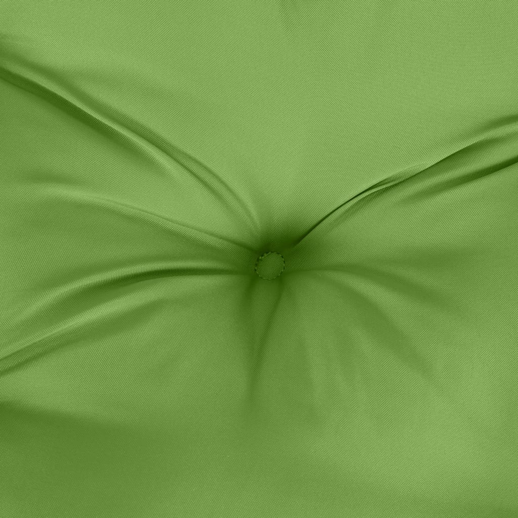 Cuscino per Panca da Giardino Verde Mélange 120x50x7cm Tessuto