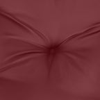 Cuscino Panca Giardino Rosso Vino Mélange 120x50x7cm Tessuto