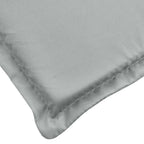 Cuscino Panca Giardino Grigio Chiaro Mélange 150x50x7cm Tessuto