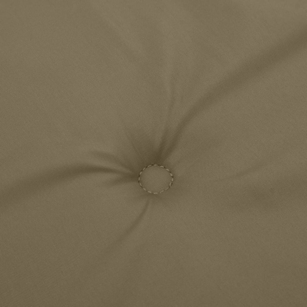 Cuscino Panca da Giardino Tortora Mélange 150x50x7cm in Tessuto