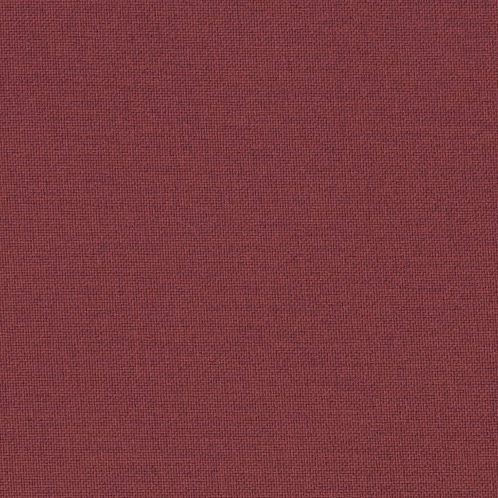 Cuscino Panca da Giardino Rosso Vino Mélange 150x50x7cm Tessuto