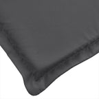 Cuscino Panca da Giardino Antracite Mélange 100x50x7cm Tessuto