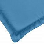 Cuscino Panca da Giardino Blu Mélange 180x50x7 cm in Tessuto