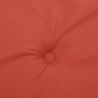 Cuscino Panca da Giardino Rosso Mélange 180x50x7 cm in Tessuto
