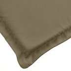 Cuscino Panca da Giardino Tortora Mélange 180x50x7cm in Tessuto