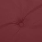 Cuscino Panca da Giardino Rosso Vino Mélange 180x50x7cm Tessuto