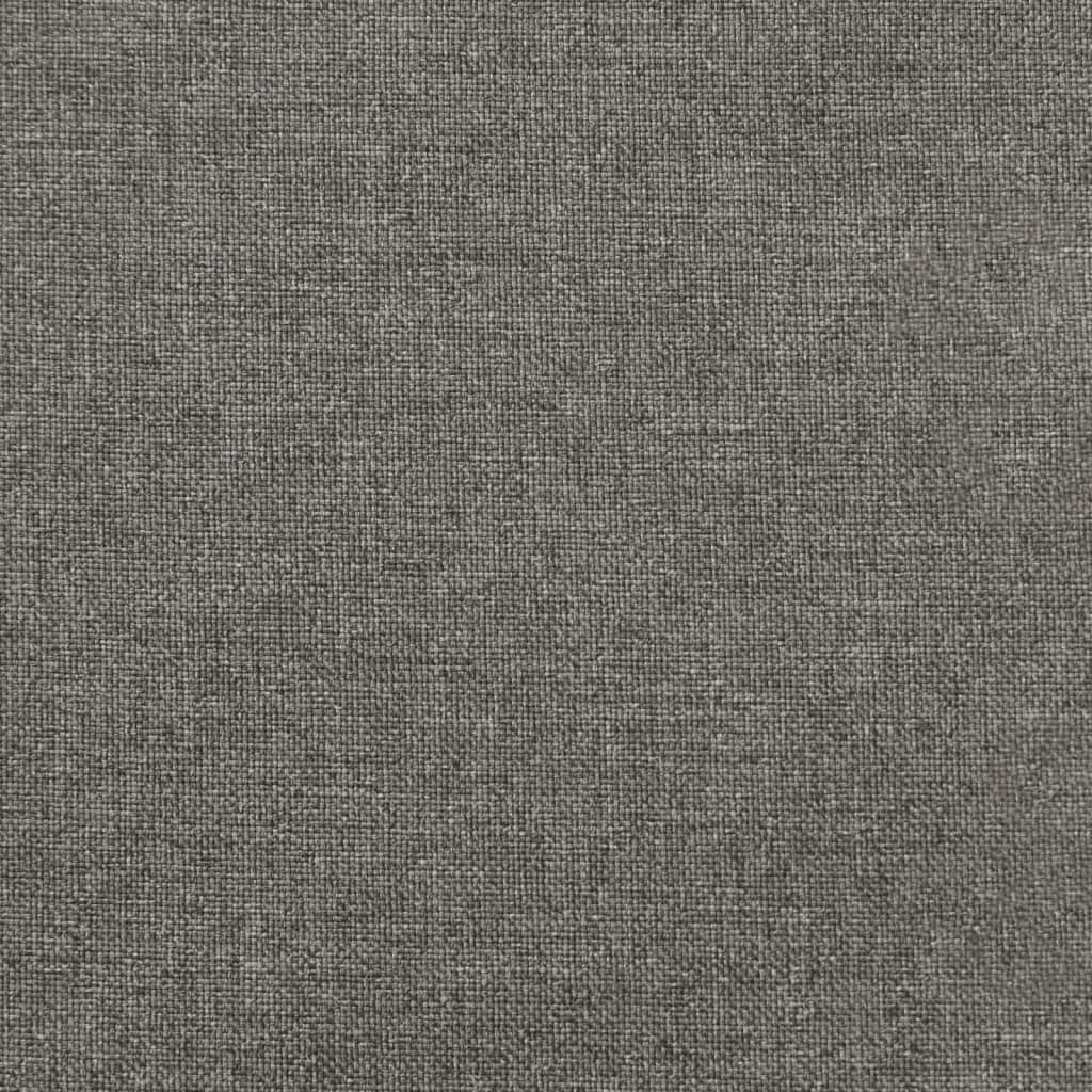 Cuscini Panca Giardino 2pz Grigio Scuro Mélange 100x50x7 cm