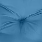 Cuscini Panca Giardino 2pz Blu Mélange 100x50x7cm Tessuto